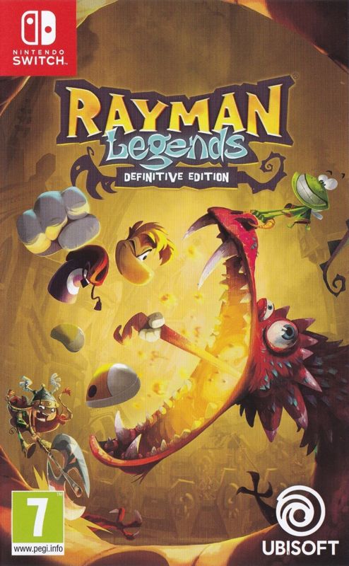Rayman Legends box art for Nintendo Switch